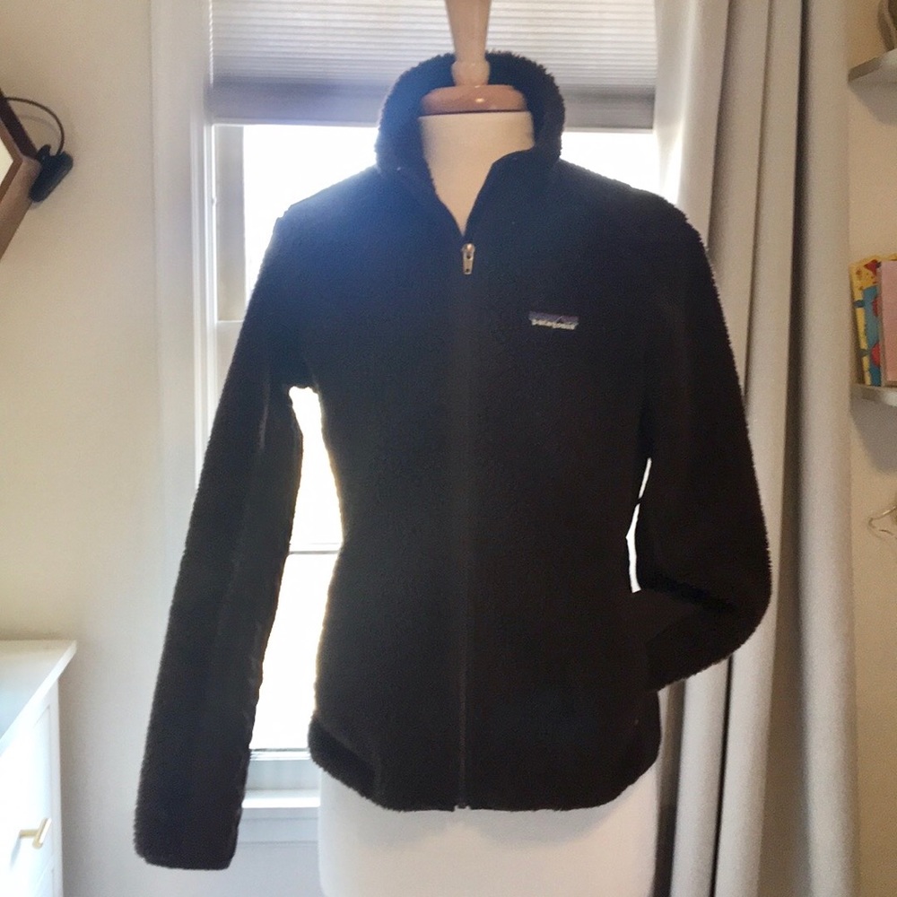Chocolate Brown Patagonia Fuzzy Jacket (Retro X)